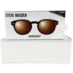 Steve Madden Sun Readers- 100% UV Lens Protection +2.00